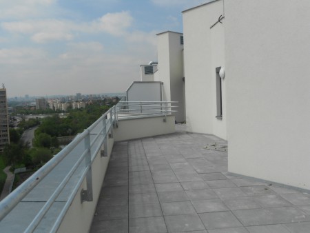 Detail zábradlí teras